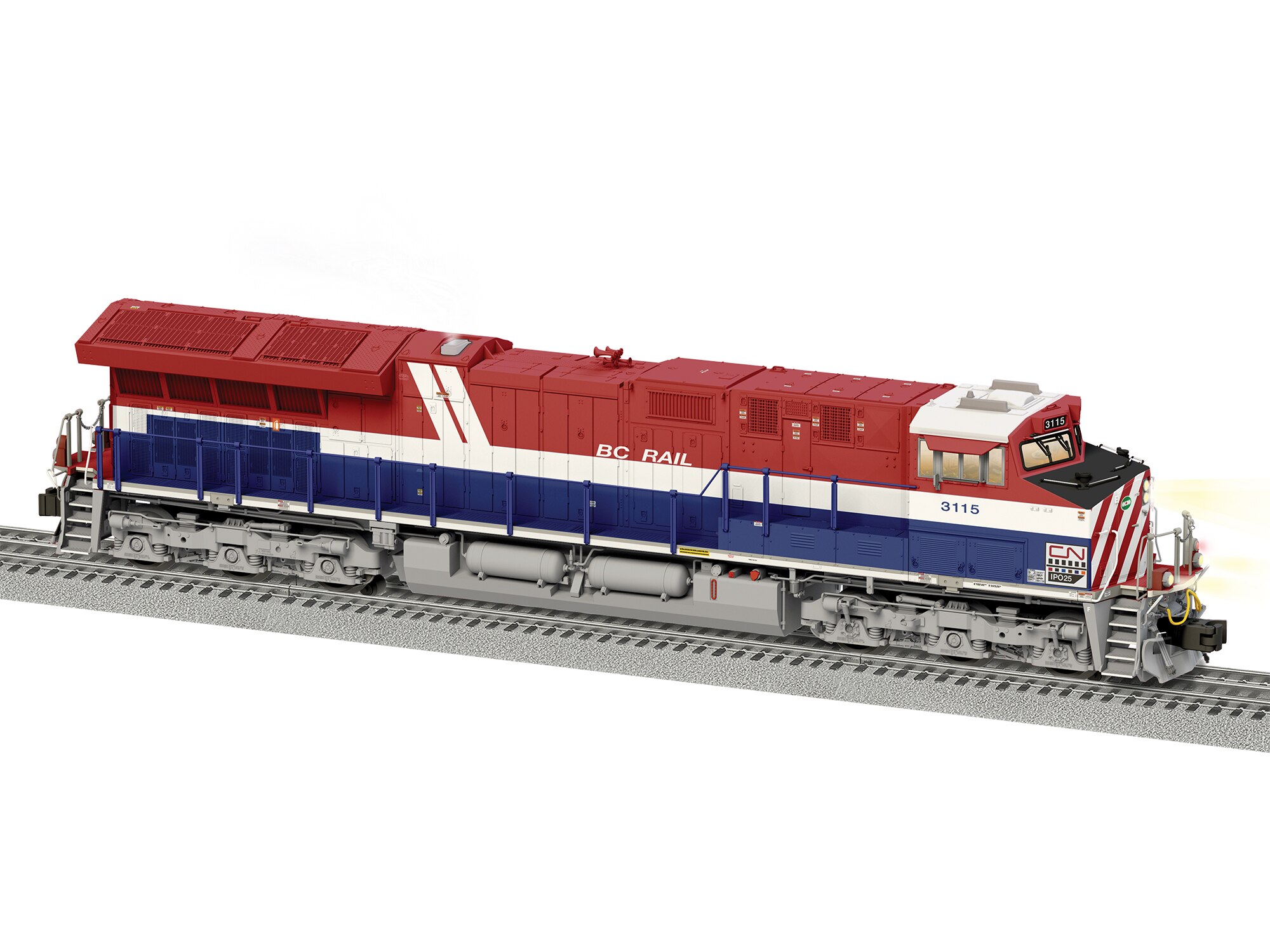 BC Rail LEGACY ET44 #3115